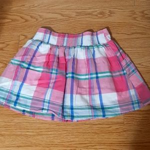 Mini skirt pink plaid